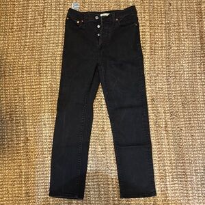 Levi’s Wedgie Button-Fly Jeans